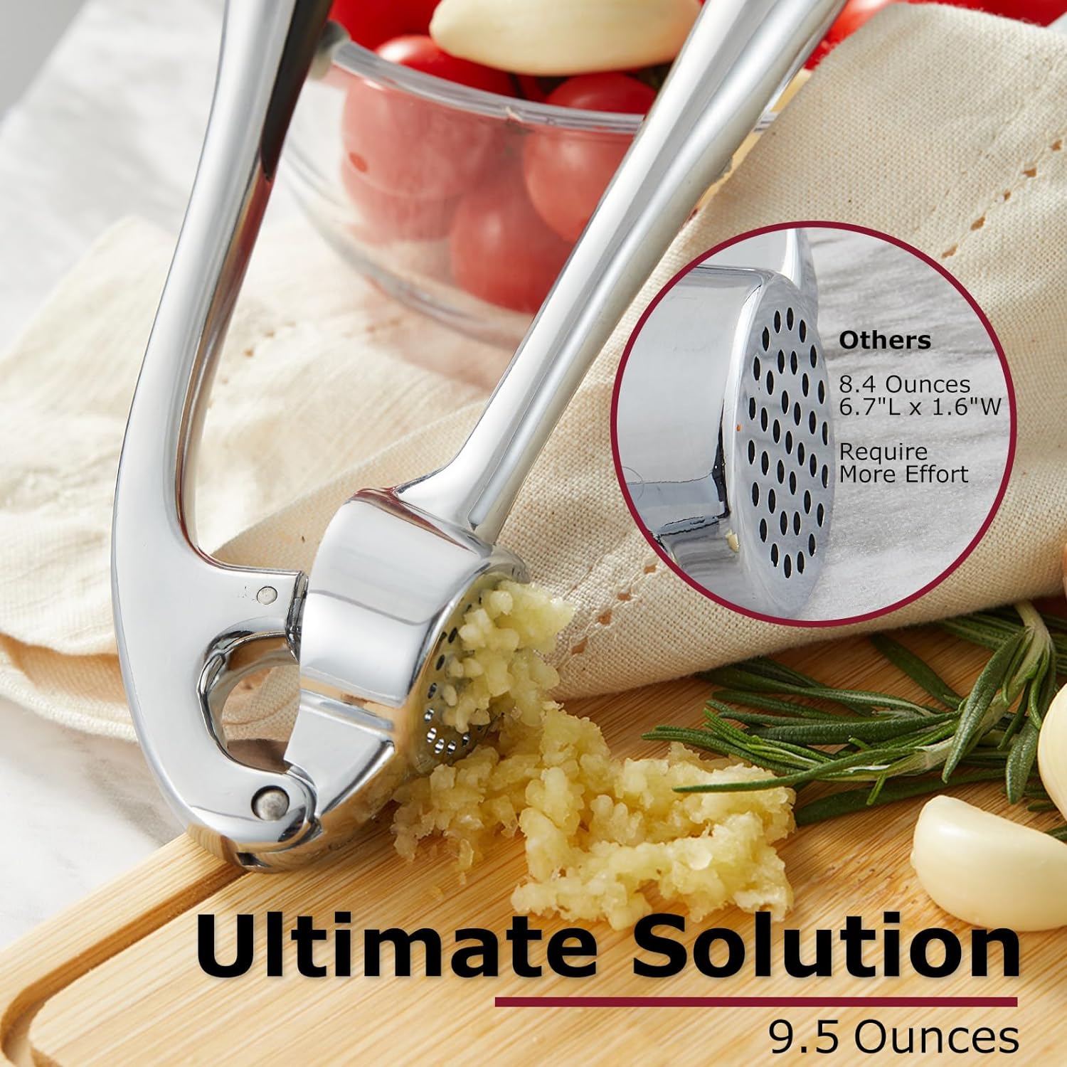 Garlic Press With Studs, Garlic Mincer, Ginger Crusher, Garlic Crusher Garlic Press With Studs, Garlic Mincer, Ginger Crusher, Garlic Crusher